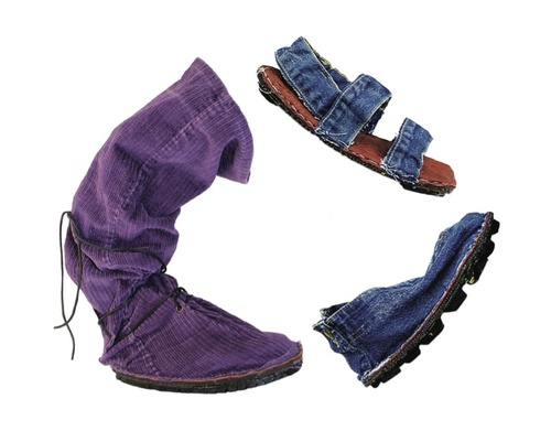 Trippen upcycling shoes